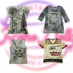 RD-014 Y2K Style "Baby Tees"