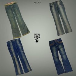 Y2K Unique Denim Jeans (AA-747)