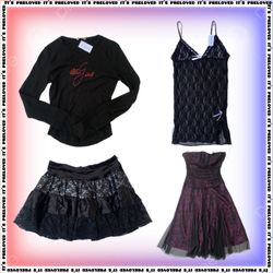 Noir Siren Edit - tops, dresses, skirts (SS-2159)