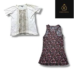 Vintage style half sleeve top timeless look