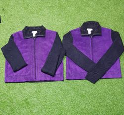 Damen Y2k Fleecejacken