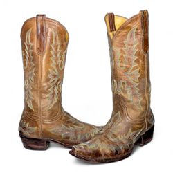 SA471 Best Resealing Vintage Cowboy Boots - Demand..