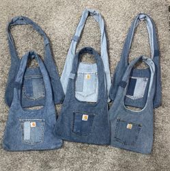 Upcycled Carhartt Denim Hand Bag