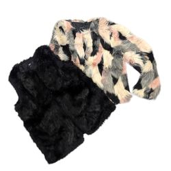 Abrigo de Piel Sintética Y2K