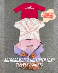 Abercrombie & Hollister Long Sleeves T-Shirts - (0..
