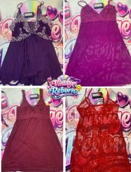Y2K Vintage Lace Slip & Sheer Nightwear Mix – Bran..