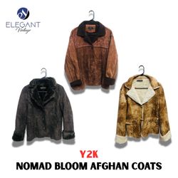 Y2K Nomad Bloom Afghan Coat - EV1083