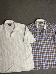 Camicie in cotone vintage Quiksilver e Billabong