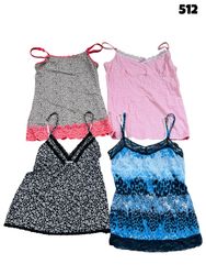 Lace trim cami tops # 512