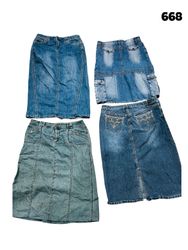 Denim skirts # 668
