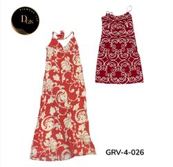 Y2k printed poly dress (GrV-4-026)