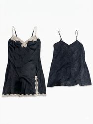 (FV-1053) All Black Y2K Lingerie Bundle | Gothic M..