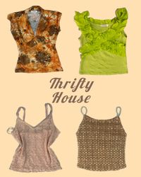 Cozy Chic 2000s Closet Tops(TH/317)