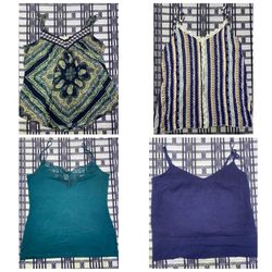 Y2K Boho-Chic & Romantic Mix - Paisley Camisoles, ..