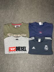 Premium Branded Crew Neck T_Shirts 40 pieces