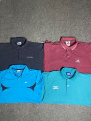 Vintage Nike, Aidas, Umbro,Reebok Polo T-shirts