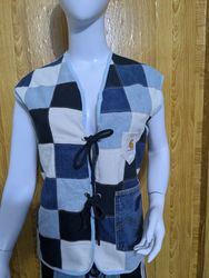 Upcycle Carhartt gilet femminile