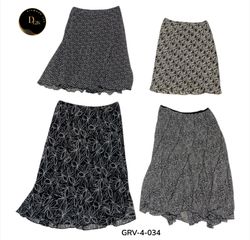 Retro Poly Skirt – Lightweight & Easy to Style (GR..