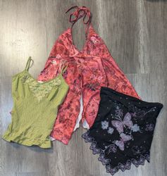 4810 - Y2K Style Cami Tops