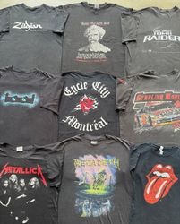 Vintage printed mix tee's.