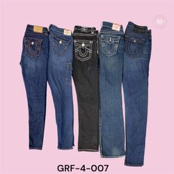 True Religion Men’s Relaxed Fit Jeans – Dark Indig..