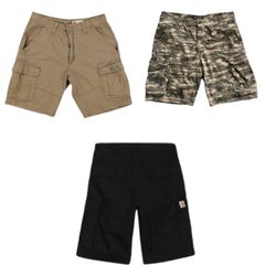 Branded Mixed Cargo Cotton Shorts (09-April)