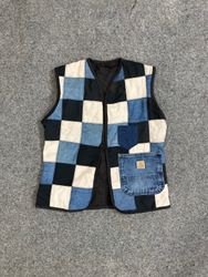 Upcycle Carhartt Denim Vest