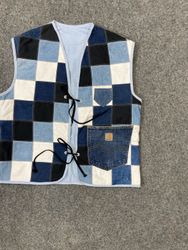 Upcycle Carhartt Denim Vest