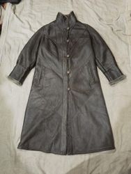 Sheep skin coat leader finishing