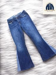 Jeans de denim bicolor reciclados