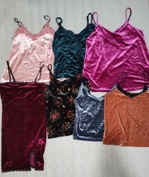 #02 Velvet cami tops