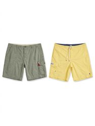(FV-1077) Polo Cotton Mix Shorts