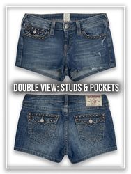 (FV-1079) True Religion Denim Sexy Shorts
