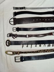 Y2k Vintage Branded Belts ft Miss Sixty & Guess & ..