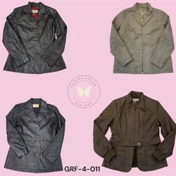 Women’s Classic Leather Jacket – Soft Lambskin, Zi..