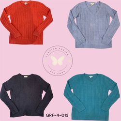 Luxury Cable Knit Sweater – Ultra Soft Winter Esse..