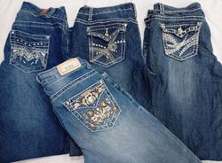 CR7213 Y2K Flare Jeans