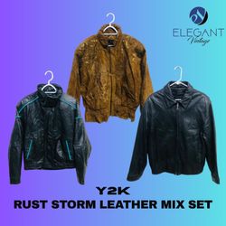 Y2K Rust Storm Leather Mix set - EV1195