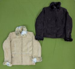 💥 RV2736 Suede Shearling Jackets