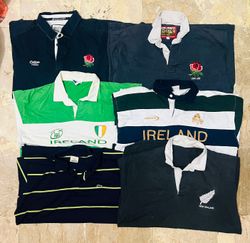 Mix vintage club rugby shirts bundle 72