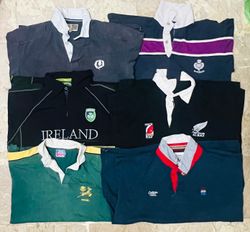 Mix vintage club rugby shirts bundle 73