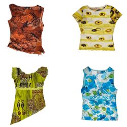 Y2K Island Aesthetic Tops