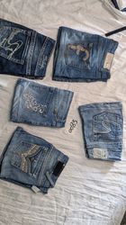 Jupes mini argentées et autres mélanges