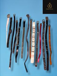 Collezione di cinture vintage e stile