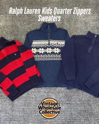 Ralph Lauren Kids Quarter Zipper Sweaters - (05/04..