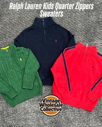 Ralph Lauren Kids Quarter Zipper Sweaters - (05/04..