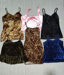 #08 velvet Cami Tops