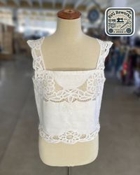 Upcycled Lace Tank Top