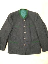 Vintage Austrian Loden Wool Trachten-janker Jacket