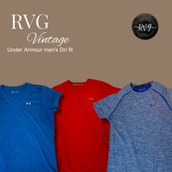 Under armour mens’s drifit shirts